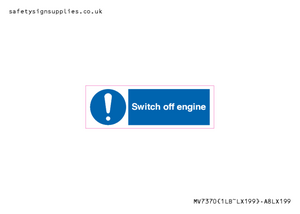 Switch off engine